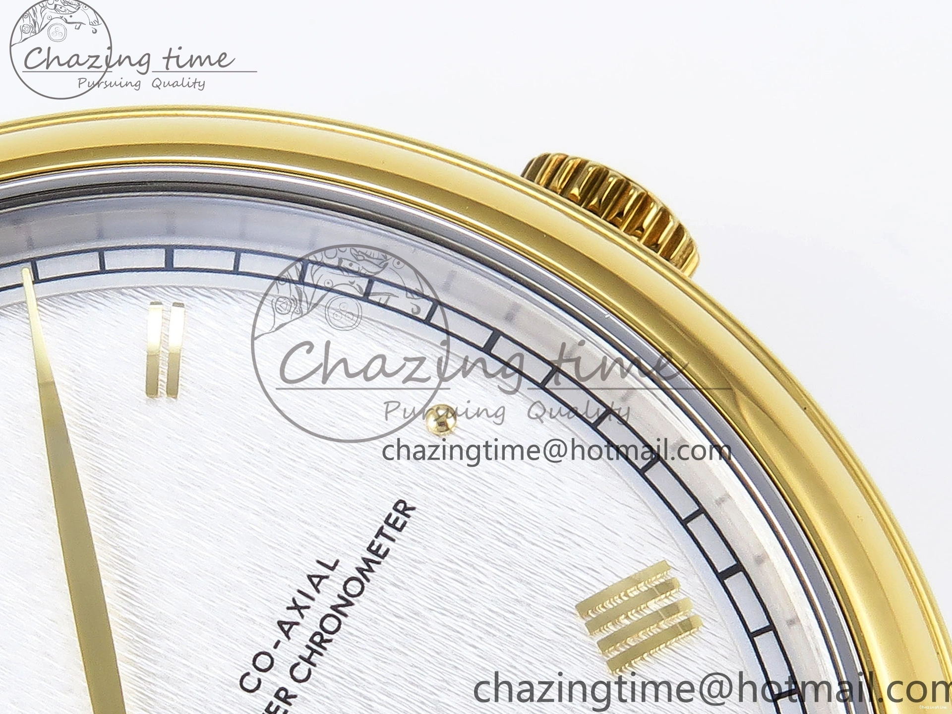 0415 De Ville Power Reserve YG MKF 1:1 Best Edition White Dial on Brown Leather Strap A WrinkleFree 7755